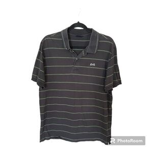 Le Tigre Rare Vintage Black with Green and‎ Grey Stripes  Size XL